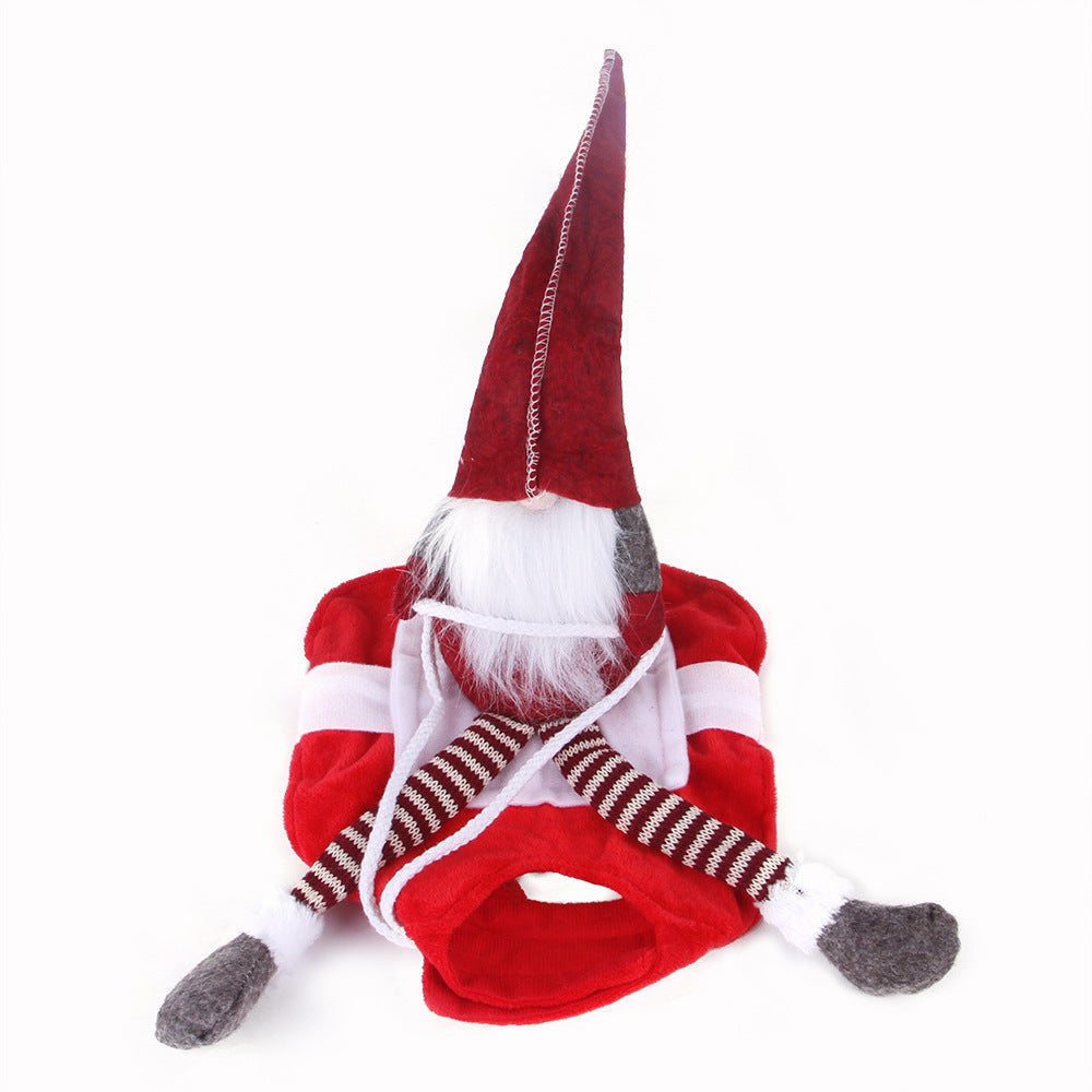 Pet Christmas Riding costume