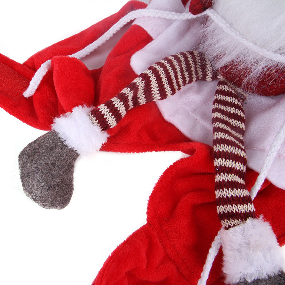 Pet Christmas Riding costume