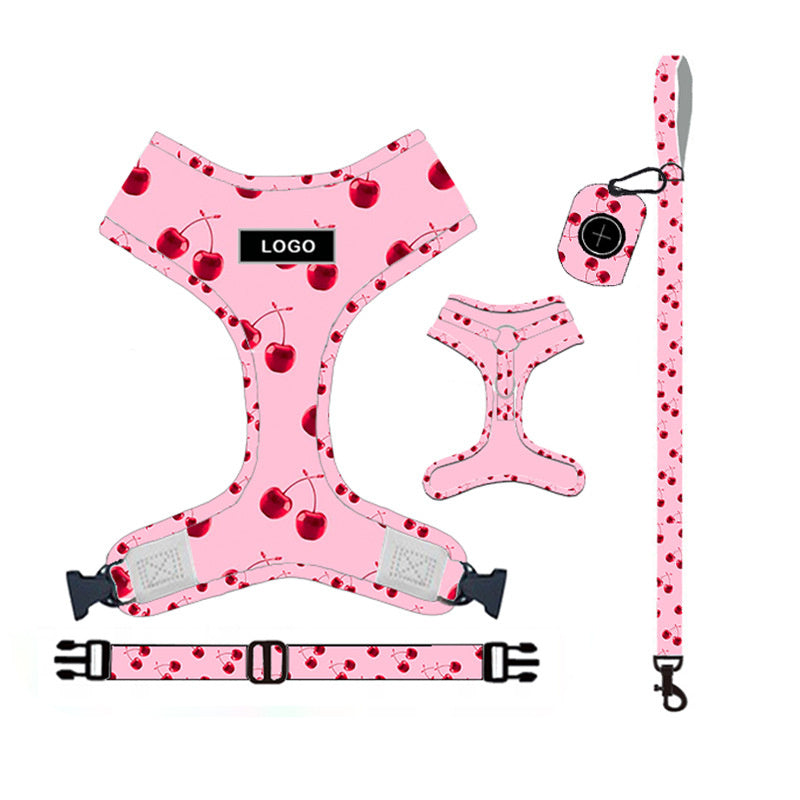 Cherry Dog Leash Set Pet Leash
