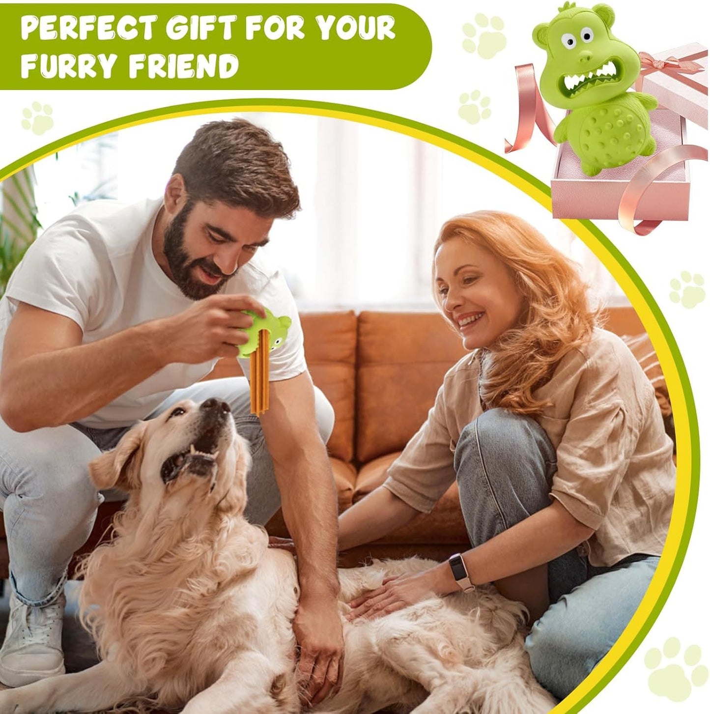 Dog Toys For Aggressive Chewers Natural Rubber Squeaky Dog Toys Indestructible Dog Toy Dog Chew Toys.