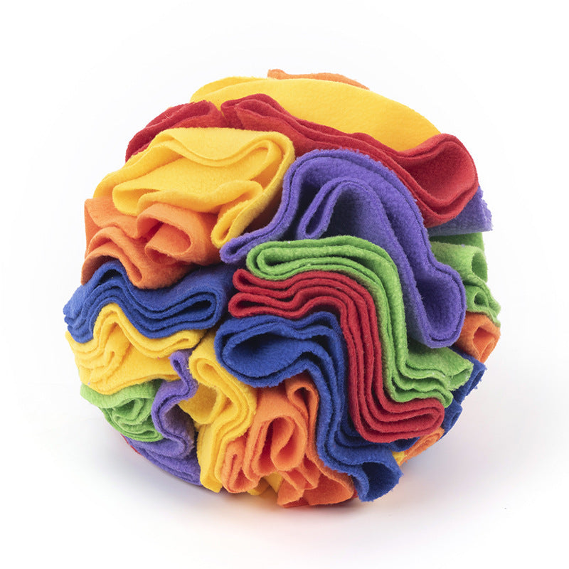 Dog Sniffing Training Blanket Snuffle Ball Mat Detachable Pads Puzzle Toy Pet Supplies For Dogs.