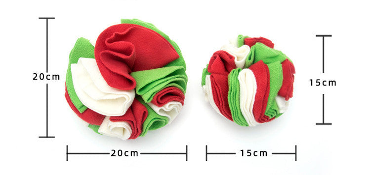 Dog Sniffing Training Blanket Snuffle Ball Mat Detachable Pads Puzzle Toy Pet Supplies For Dogs.
