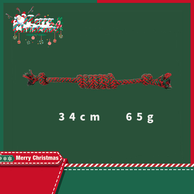 Christmas Doggy Knot Toys