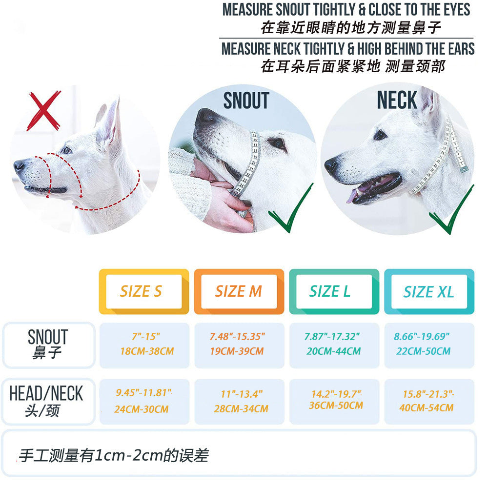 Anti Barking Anti Bite, Pet Nylon Muzzle