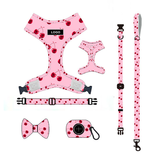 Cherry Dog Leash Set Pet Leash