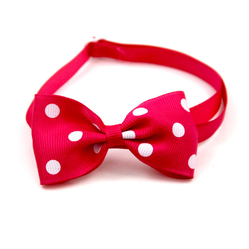 Pet Supplies Accessories Polka Dot Bow Tie