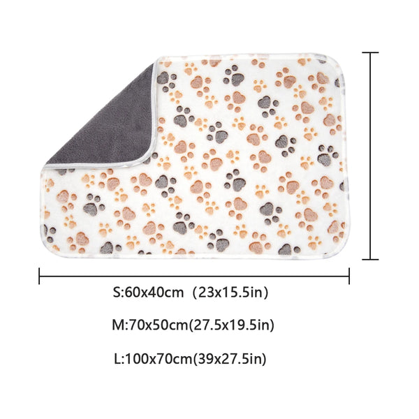 Waterproof Dog Blanket Thickened Comfortable Sleep Dog Kennel Mat Pet Blanket Dog Sofa Mat Pet Floor Pads Pet Accessories