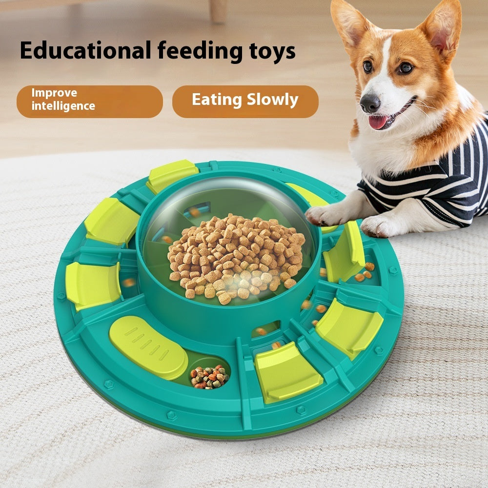 Interactive Dog Puzzle Toy For IQ Improvement And Slow Feeding Suitable For All Sizes Pets Nutritious Diet-Friendly Non-Electric Plastic Pets Game
