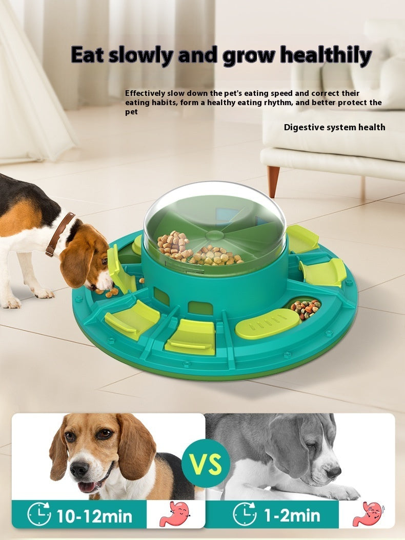 Interactive Dog Puzzle Toy For IQ Improvement And Slow Feeding Suitable For All Sizes Pets Nutritious Diet-Friendly Non-Electric Plastic Pets Game