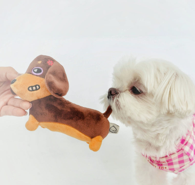 Small And Medium-sized Dogs Toys Sausage Bite-resistant Vocalization