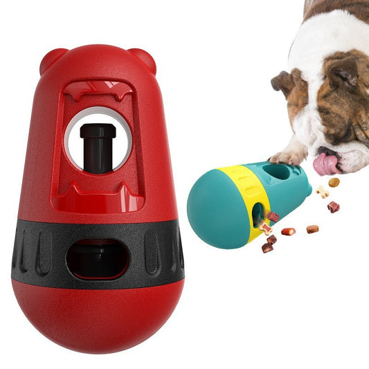 New Slow Food Dropping Ball Snack Stick Holder Dog Toy