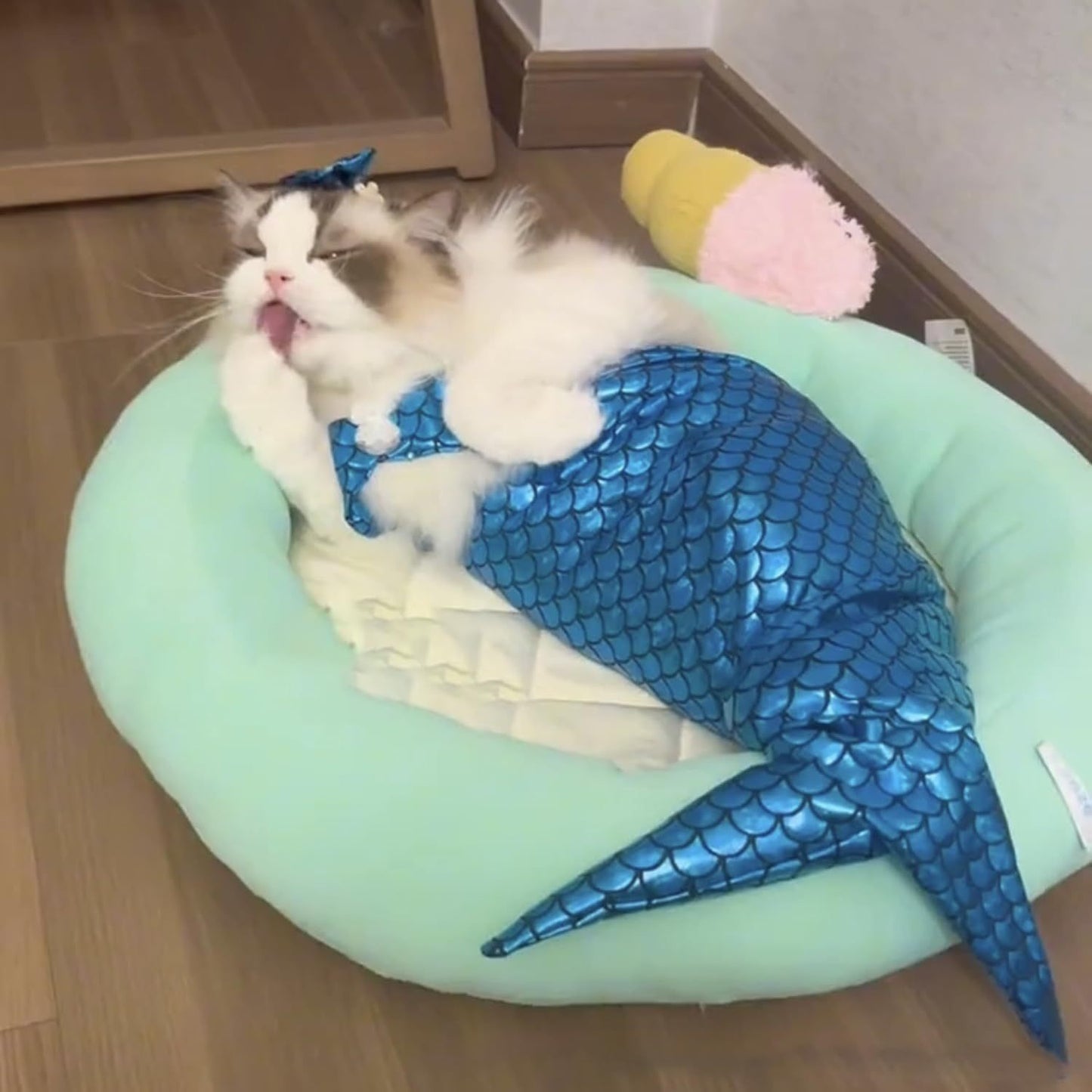 Cat Mermaid Costume Creative Cat And Dog Costumes.