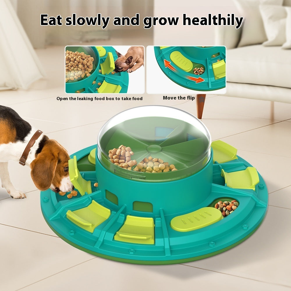 Interactive Dog Puzzle Toy For IQ Improvement And Slow Feeding Suitable For All Sizes Pets Nutritious Diet-Friendly Non-Electric Plastic Pets Game