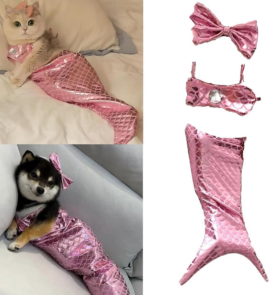 Cat Mermaid Costume Creative Cat And Dog Costumes.