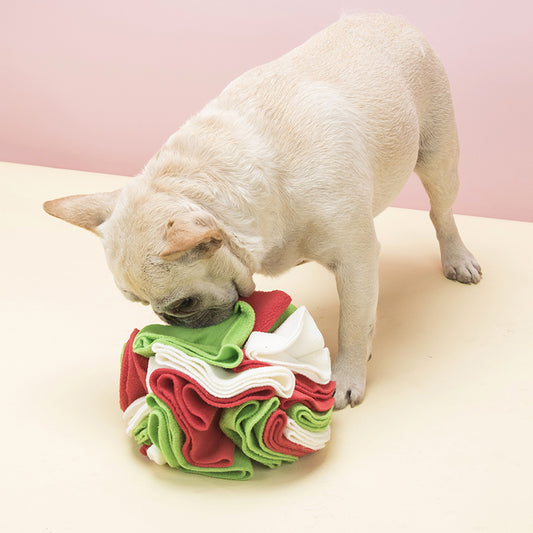 Dog Sniffing Training Blanket Snuffle Ball Mat Detachable Pads Puzzle Toy Pet Supplies For Dogs.