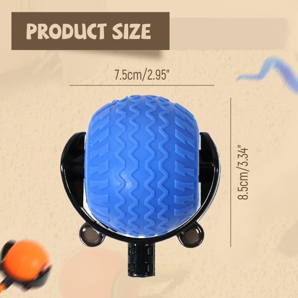 Interactive Ball Toy, 2025 New Ball Toys With Cord ,Mouse, Smart Self Rolling, Automatic Moving Peppy Pet Ball